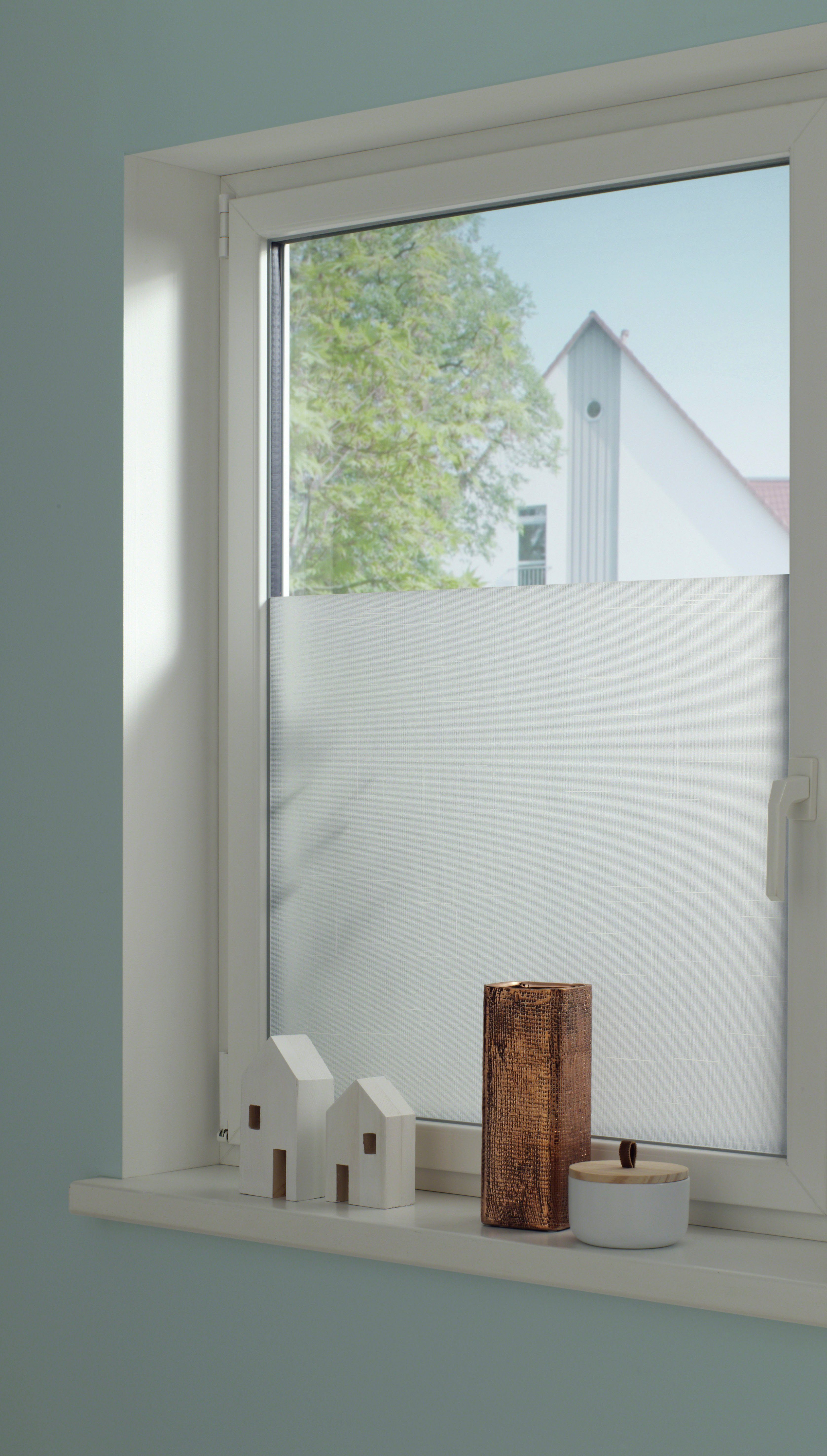 Fensterfolie Textile 75, GARDINIA, blickdicht, 95% UV-Schutz