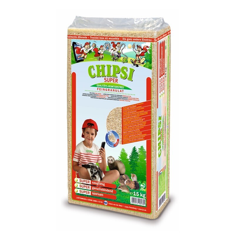 CHIPSI Streu & Stroh CHIPSI Super 15 kg
