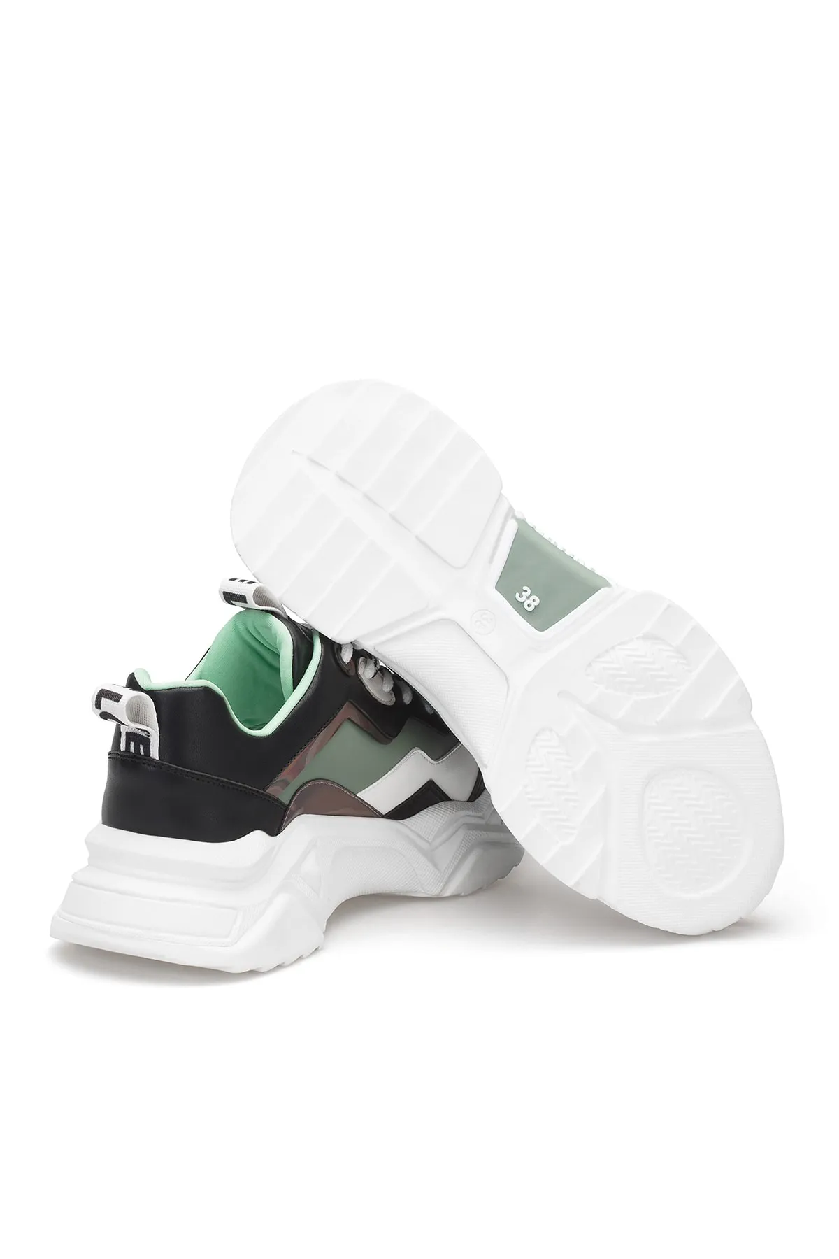 DARK SEER  Schwarz-weißer Damen-Sneaker