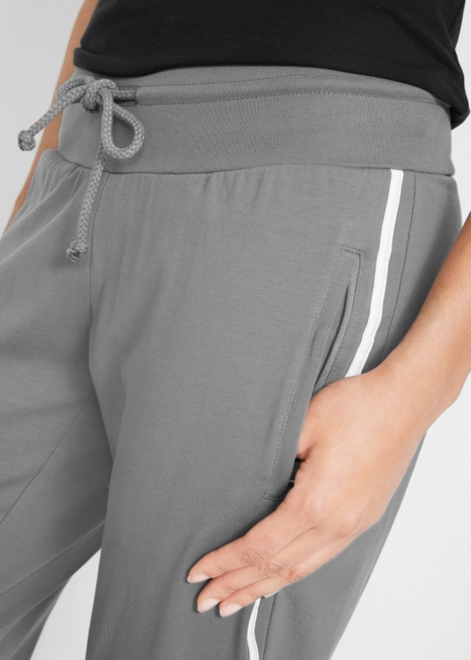 Jogginghose aus Baumwolle (2er Pack), Capri-Länge