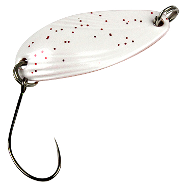 FTM Trout Spoon Break (2,2 g, Weiß gepunktet/Kupfer)