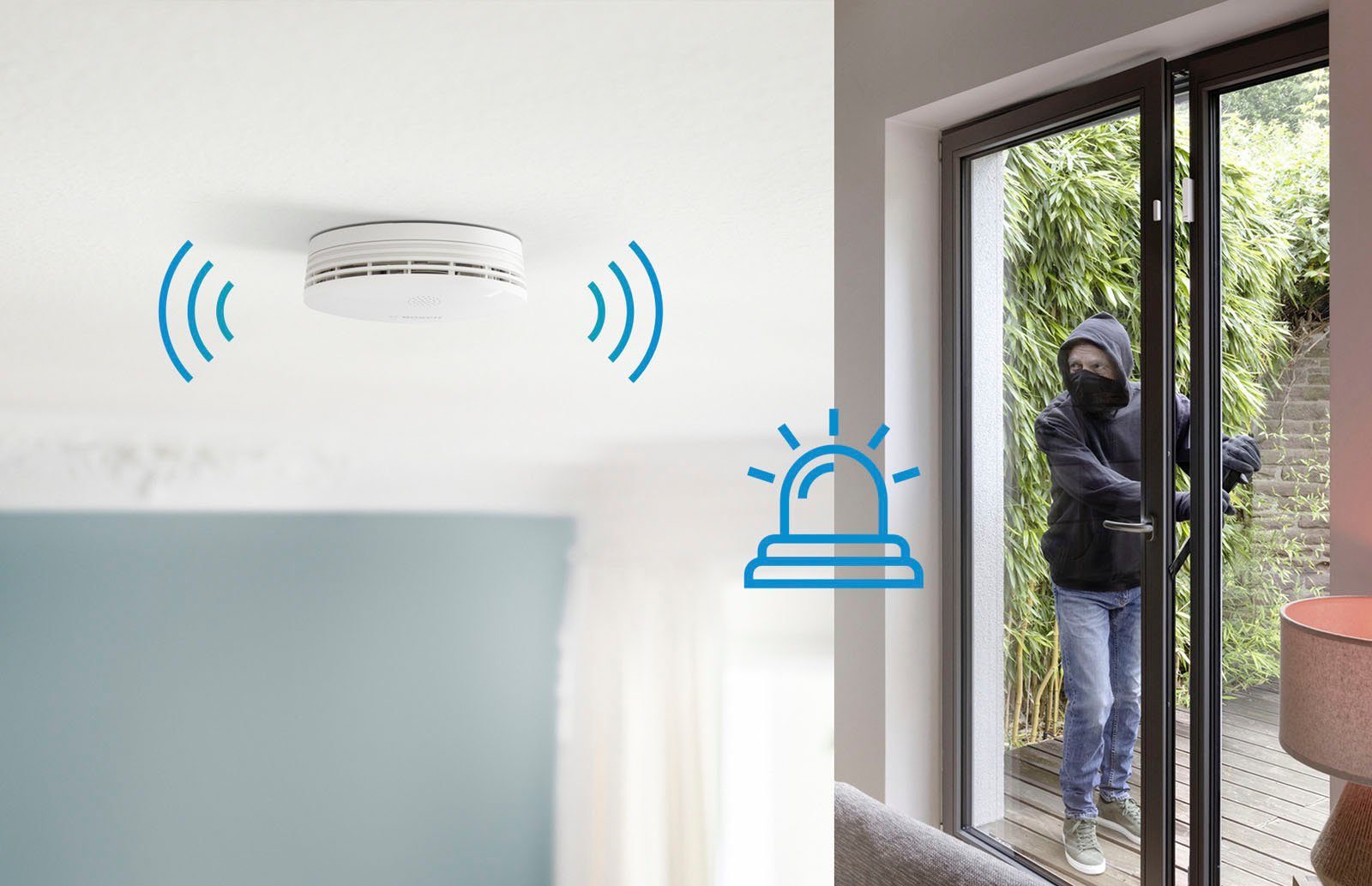 BOSCH Smart Home Rauchwarnmelder II Gefahrenmeldeanlage