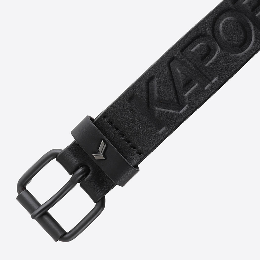 TAJI   Ceinture en cuir noir Homme