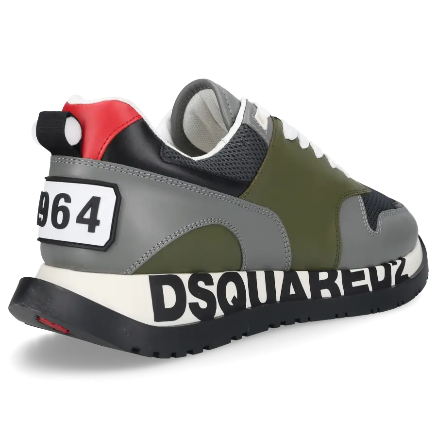 Dsquared2 - Sneaker low RUNNING grau-kombi - grün