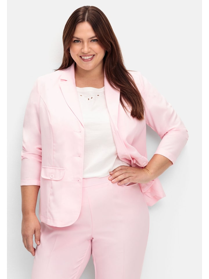 sheego Blazer in rosé günstig kaufen