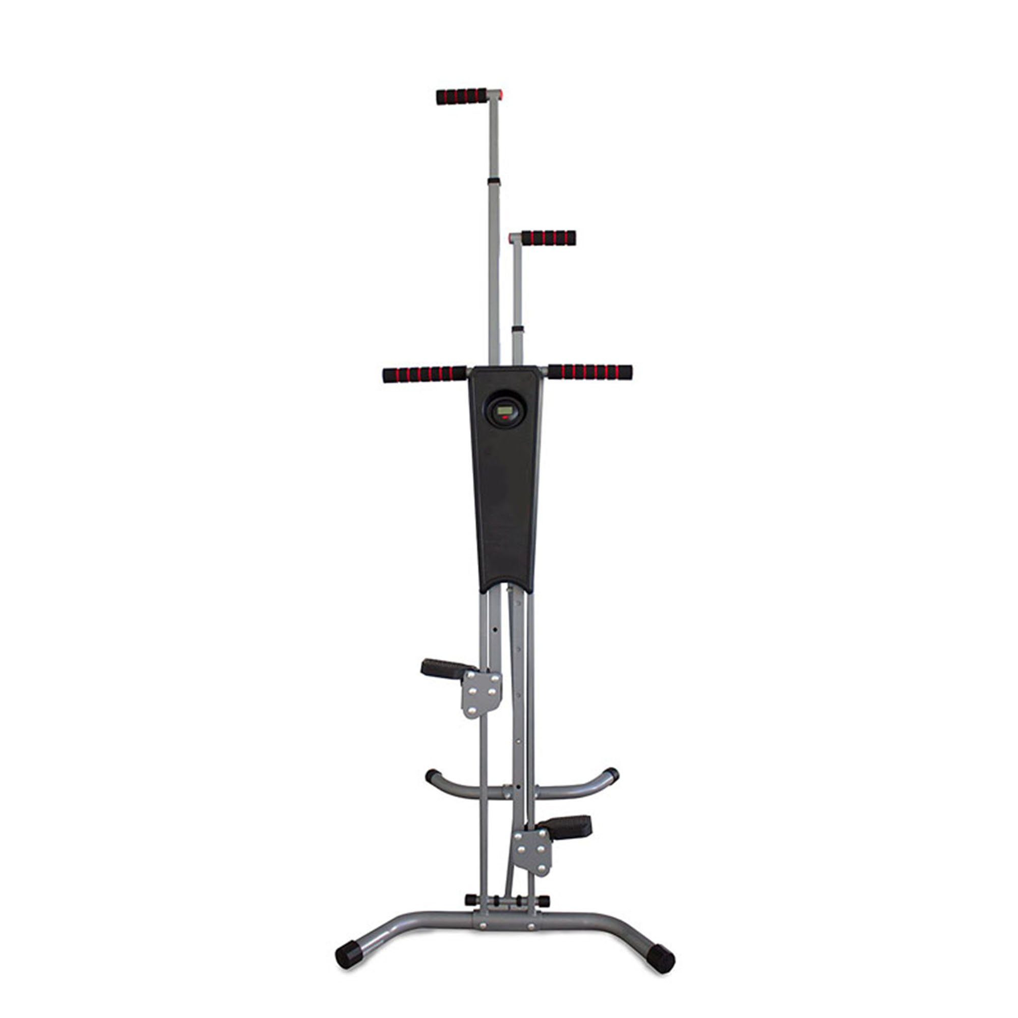 Technofit Kletter-Trainingsgerät TT1056 Vertical Climber Klettergerät Treppensteiger, viele Variationsmöglichkeiten, mit LCD Display