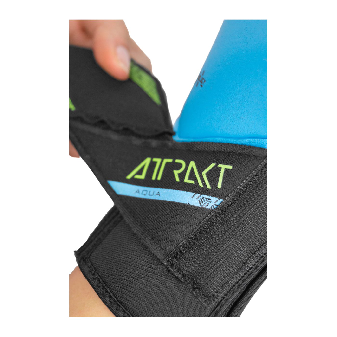 Reusch Attrakt Aqua Evolution TW-Handschuhe Schwarz Grün Blau F7410