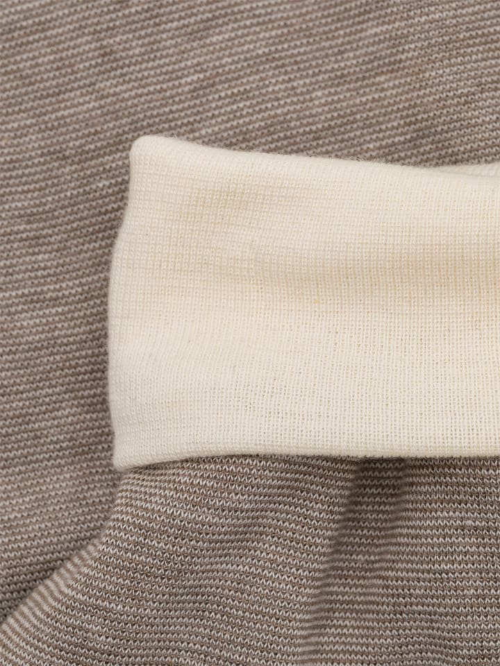 comazo earth Baby Hose mit Wolle-Seide in Nougat-Melange günstig kaufen