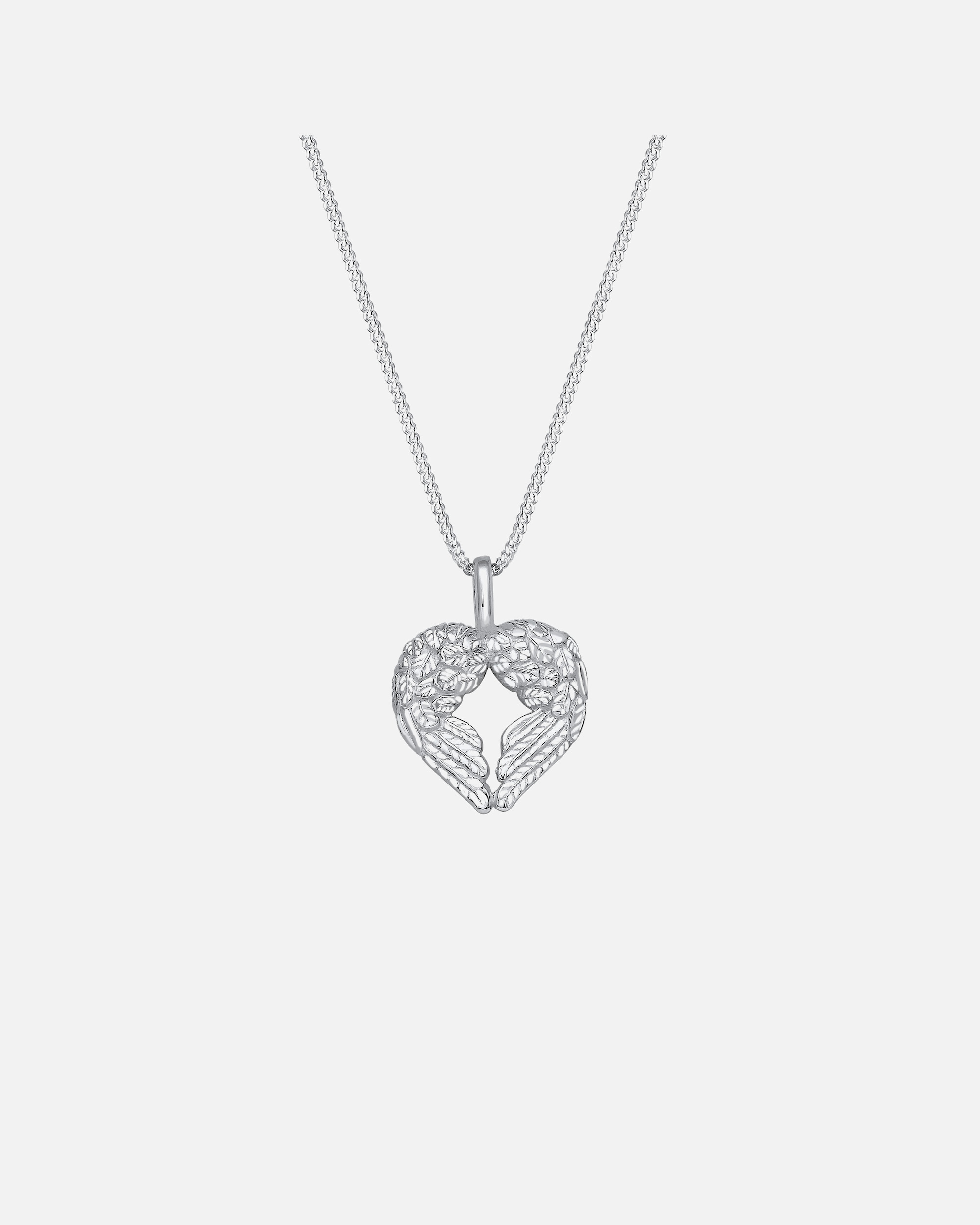 Elli Women's Angel Wings Heart-Shaped Pendant in 925 Sterling Silver