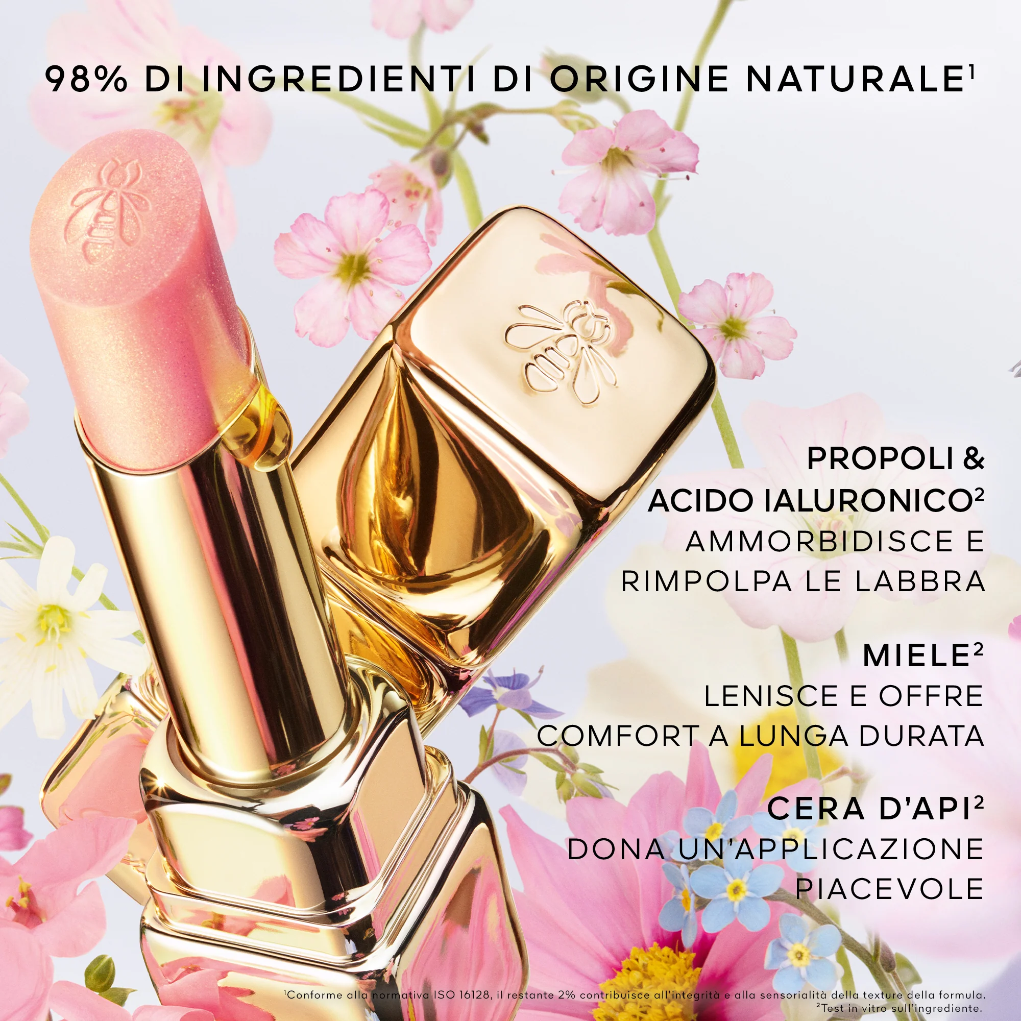 KissKiss Bee Glow Lips – Lippenbalsam, Lippenstift