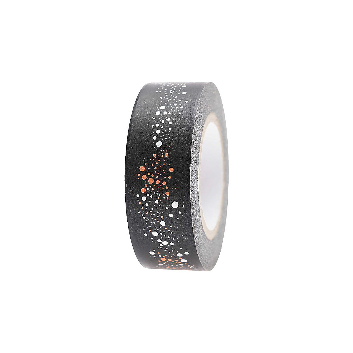 Tape Mermaid Bubbles schwarz, 15 mm x 10 m