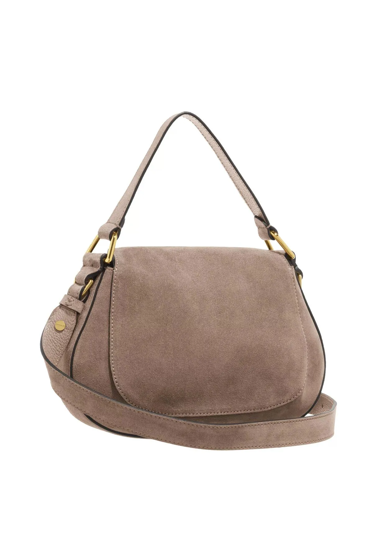 Coccinelle  Sohle Wildleder Warm Taupe