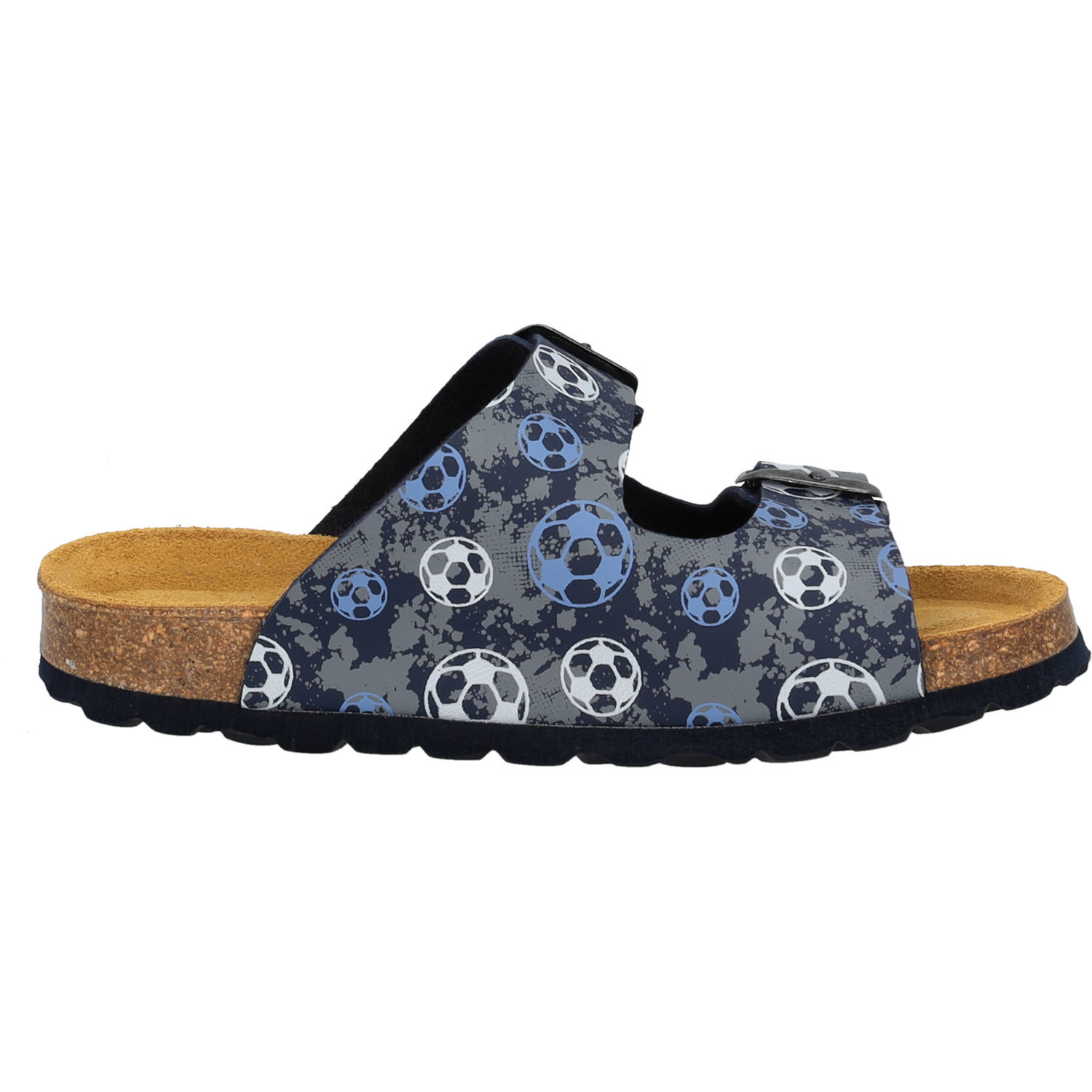 Palado Kids Korfu B Print, Pantoletten, Kinder, Blau Goalstar