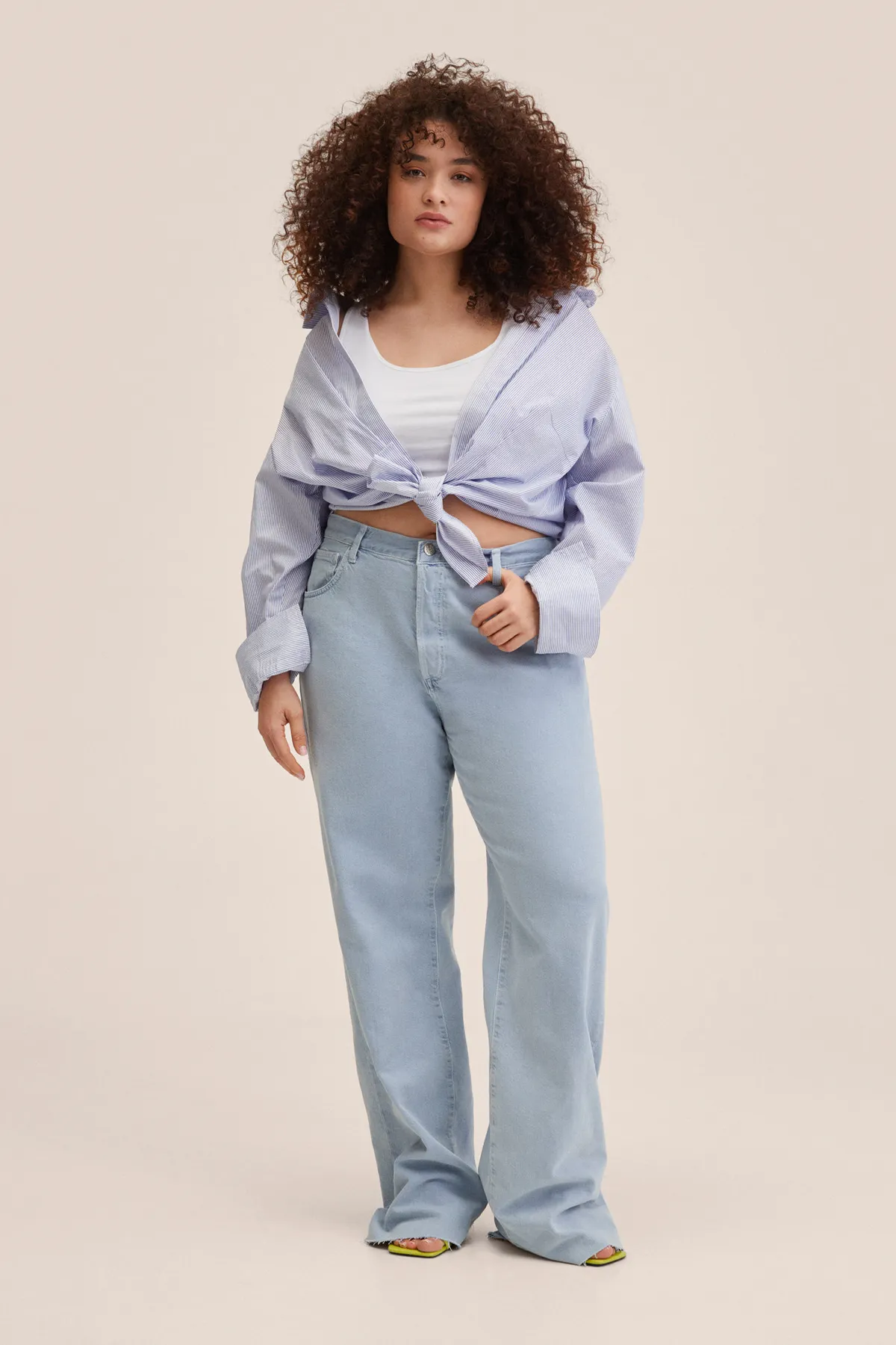 MANGO  Jeans - Blau - Wide Leg