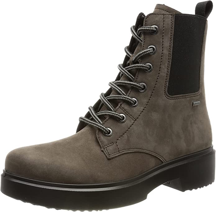 SUPERFIT Stiefeletten grau Halbschuh Leder - ANGEL