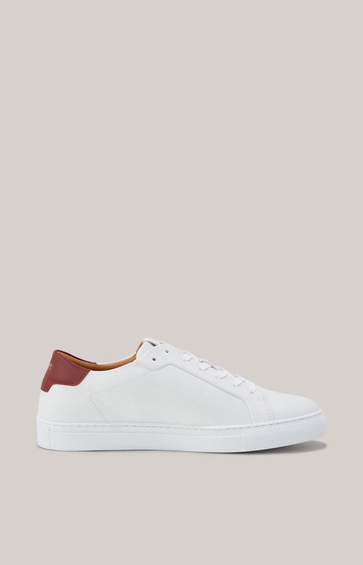 Sneaker Vegano Coralie in Weiß/Dunkelrot