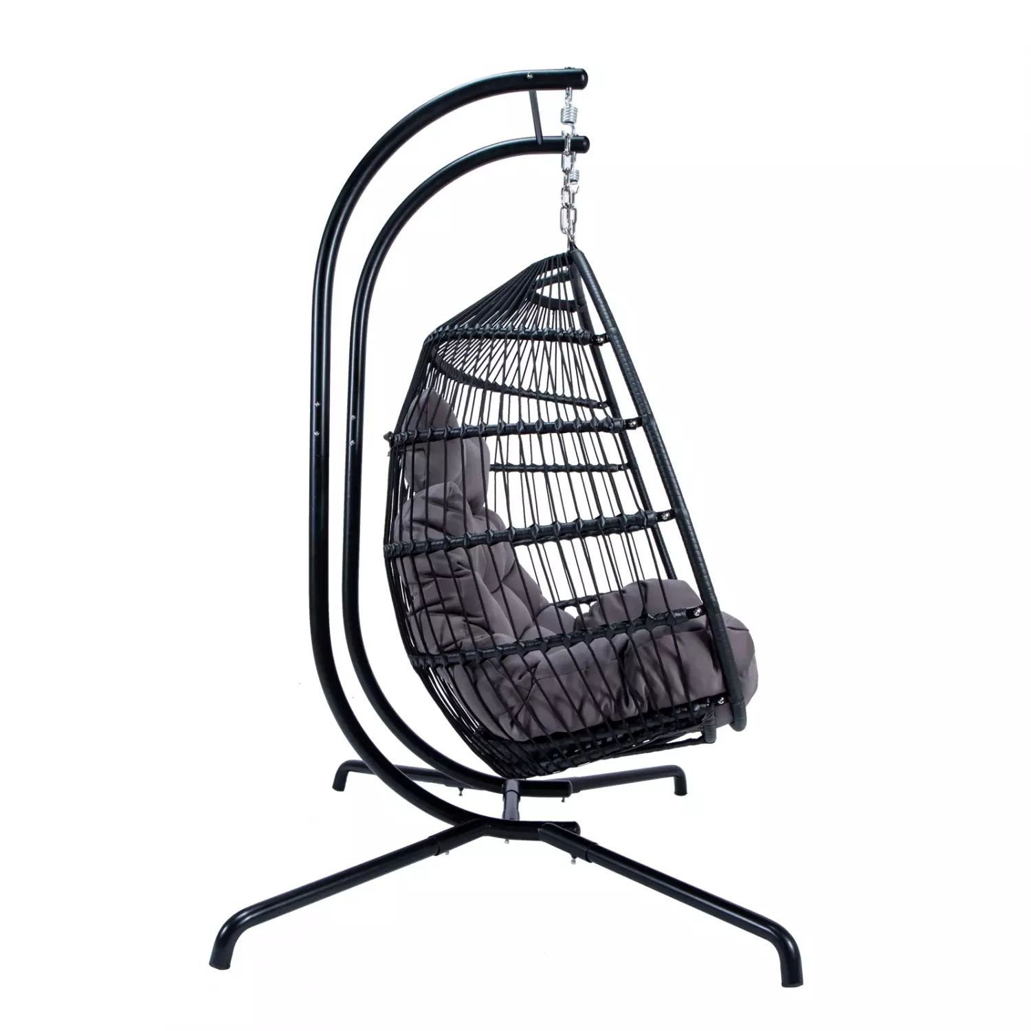 PureHaven Hängesessel Skyros für 2 Personen 130x120x200 cm