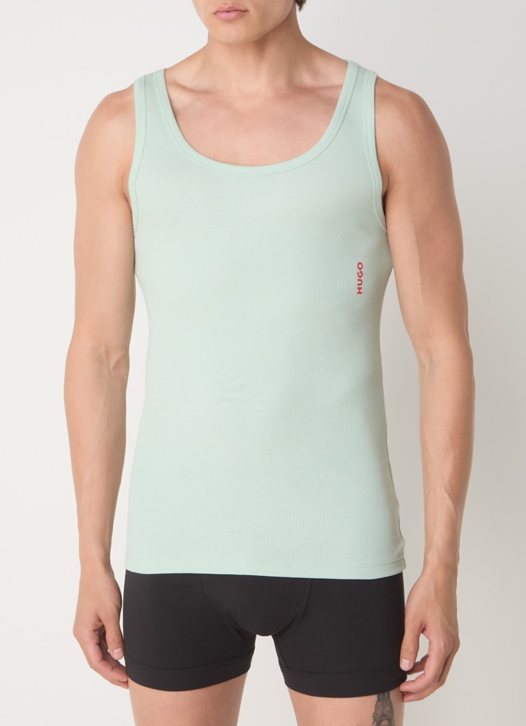 HUGO BOSS Singlet with logo in 2-pack