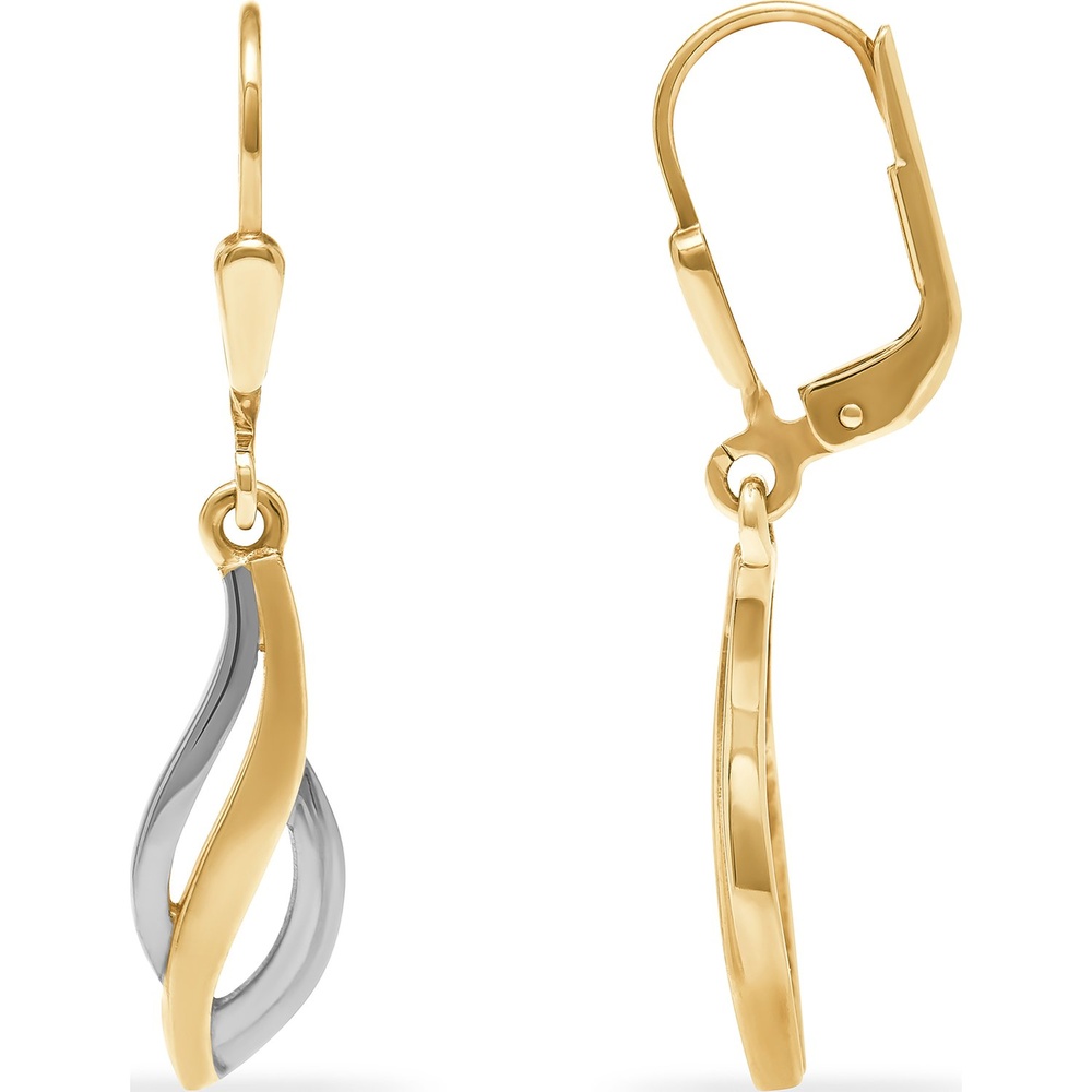 FAVS Boucles d'oreilles 375 Or jaune Boucles d'oreilles
