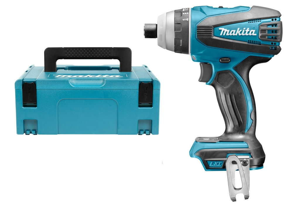 Tournevis à percussion hybride sans fil Makita DTP141ZJ, corps 18 V Li-Ion