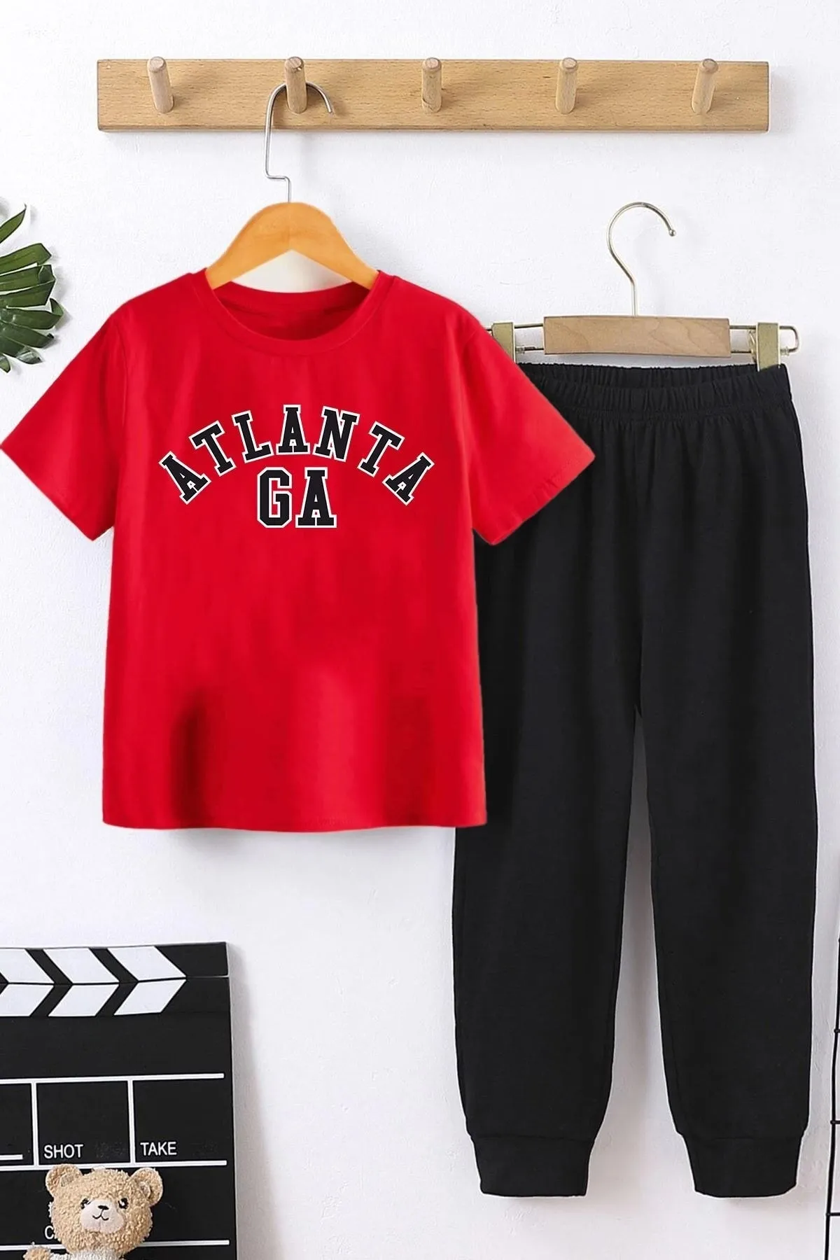uyguntarz  Kids Atlanta Bottom – Top-Trainingsanzug-Set