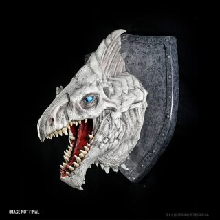 Dungeons & Dragons Replicas of the Realms: 3D Wand-Relief - White Dragon Trophy Plaque