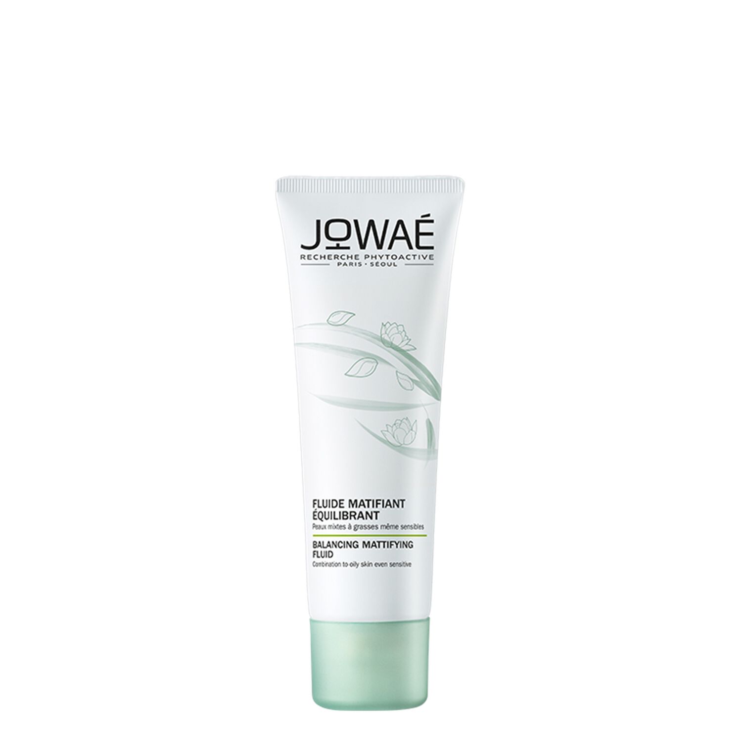 jowaé Fluide Matifiant Équilibrant Lumiphénols Antioxydants & Lotus Sacré 40 ml