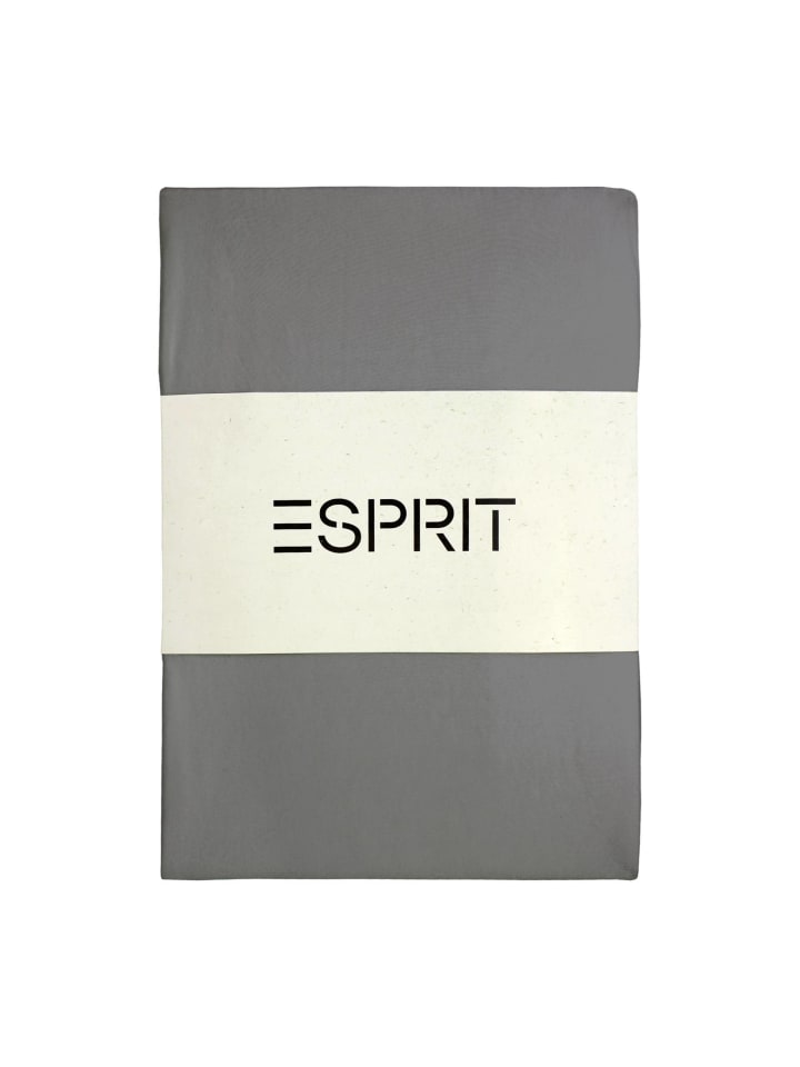 ESPRIT Spannbettlaken PREMIUM in Anthrazit günstig kaufen