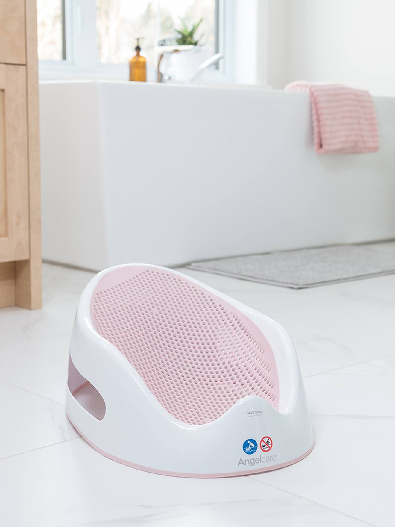 Transat de bain Angelcare bleu