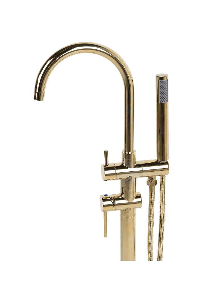 Beliani Wannenarmaturen TUGELA in Gold - (W) 21 x (H) 116 x (L) 16 cm günstig kaufen onesize