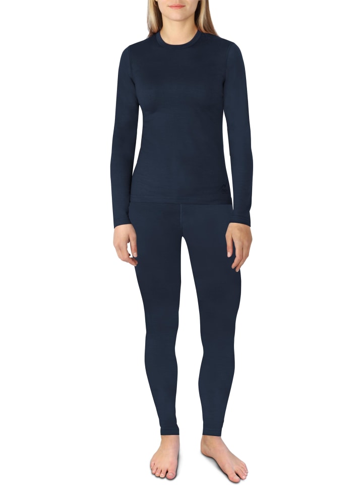 Normani Outdoor Sports Damen Merino Unterwäsche-Set Mandurah/Perth in Navy günstig kaufen