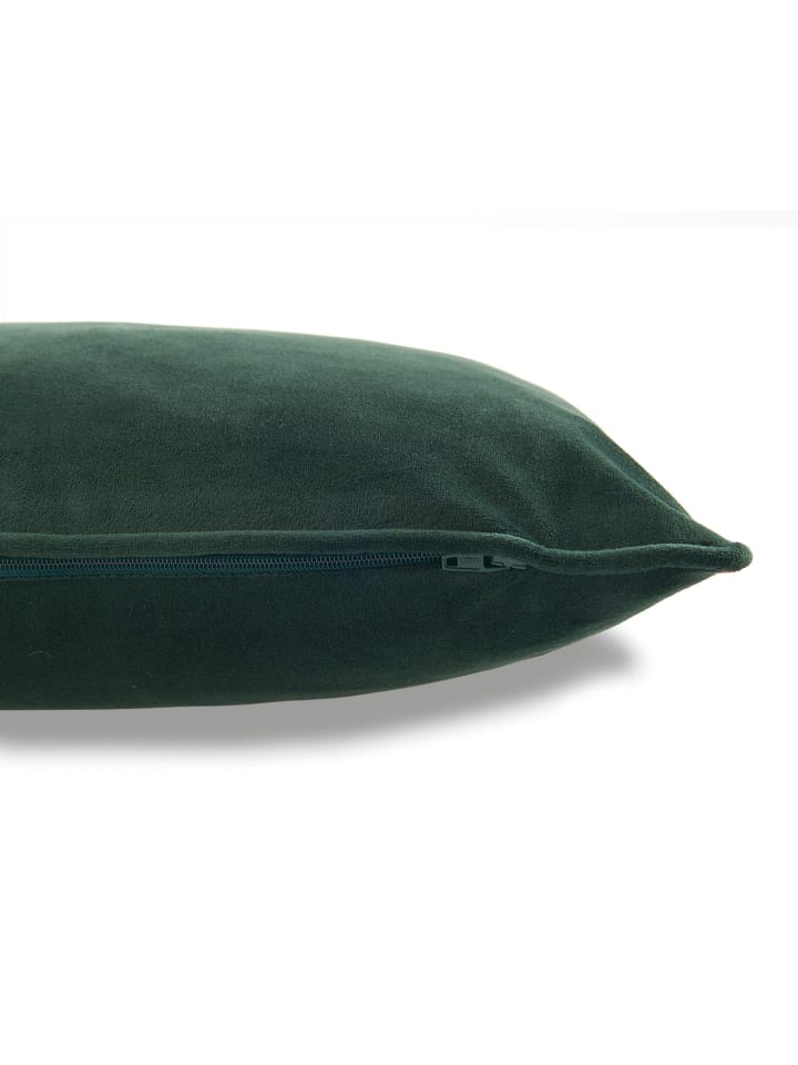 Tom Tailor TT Kissenhülle 2er Set VelvetSignature 45 x 45 cm in Grün günstig kaufen 45 x 45 cm