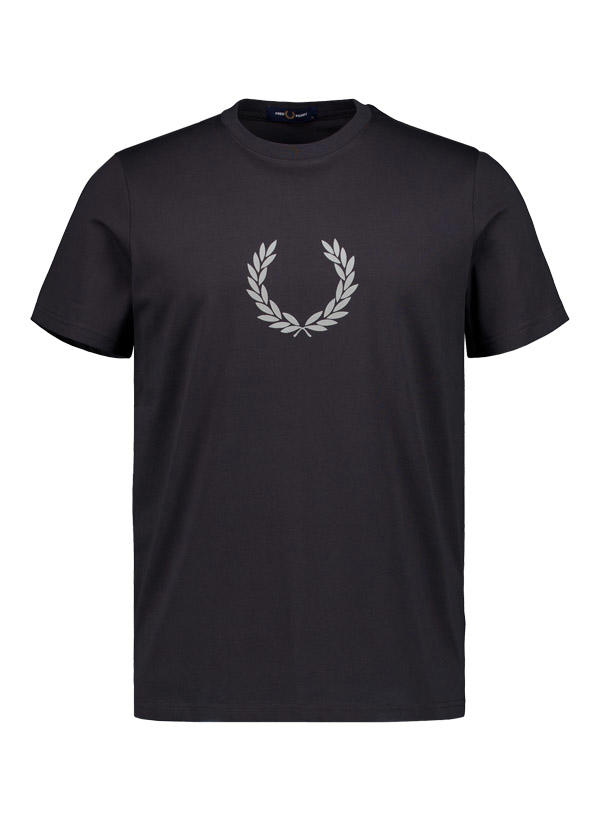 Fred Perry, T-Shirt, Baumwolle, dunkelgrau