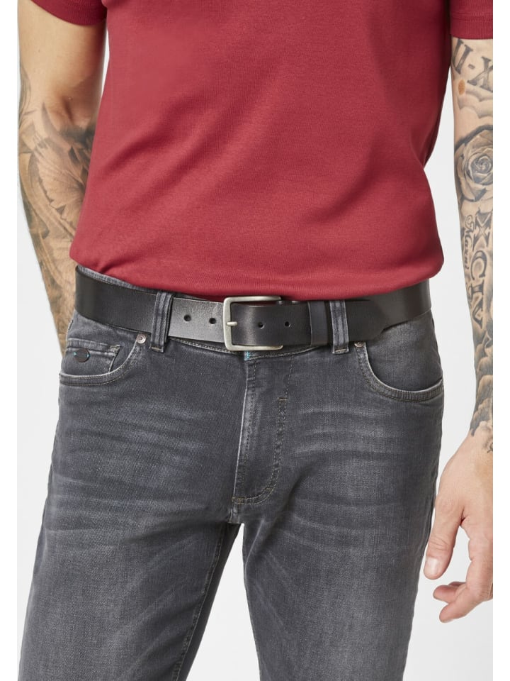 Paddock's Ledergürtel in schwarz günstig kaufen
