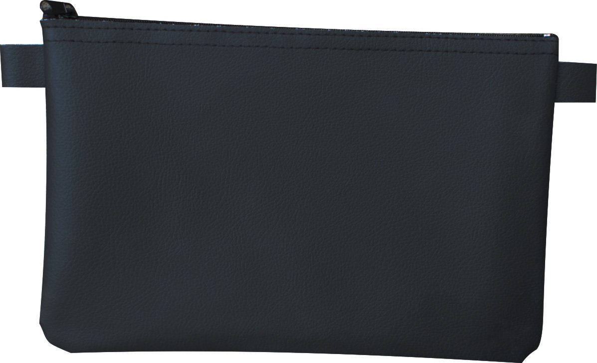 Kranholdt Geldbörse Banktasche / Geldscheintasche aus Kunstleder, mit Reißverschluss
