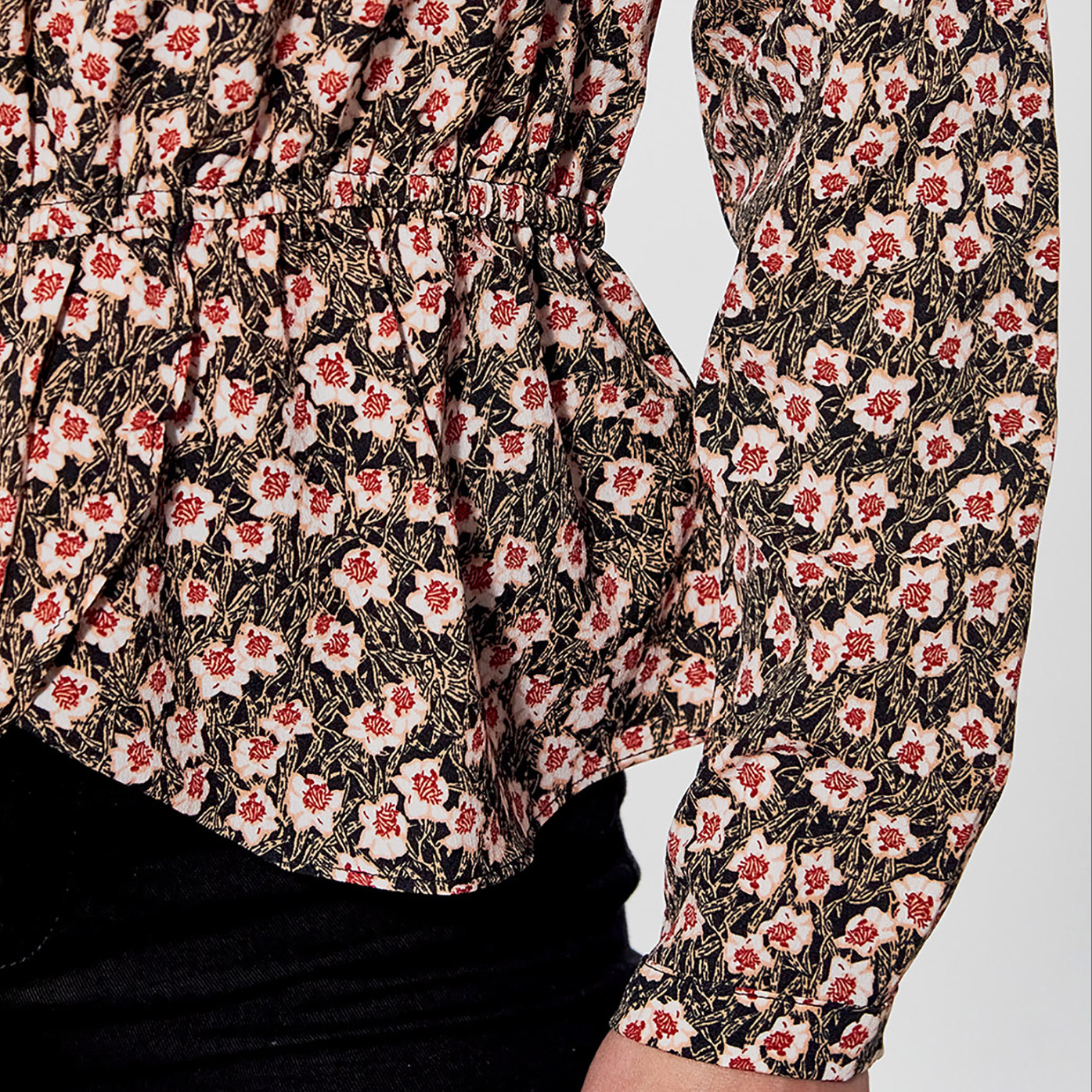 VEEP   Blouse régular Femme avec imprimé fleuri