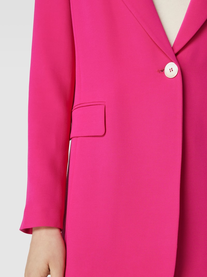 Blazer mit Reverskragen in pink