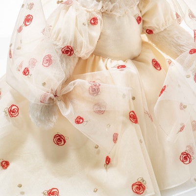 Kaiserin Elisabeth Teddybär, 29 cm, weiß