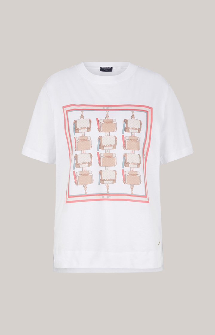 Baumwoll-T-Shirt in Weiß