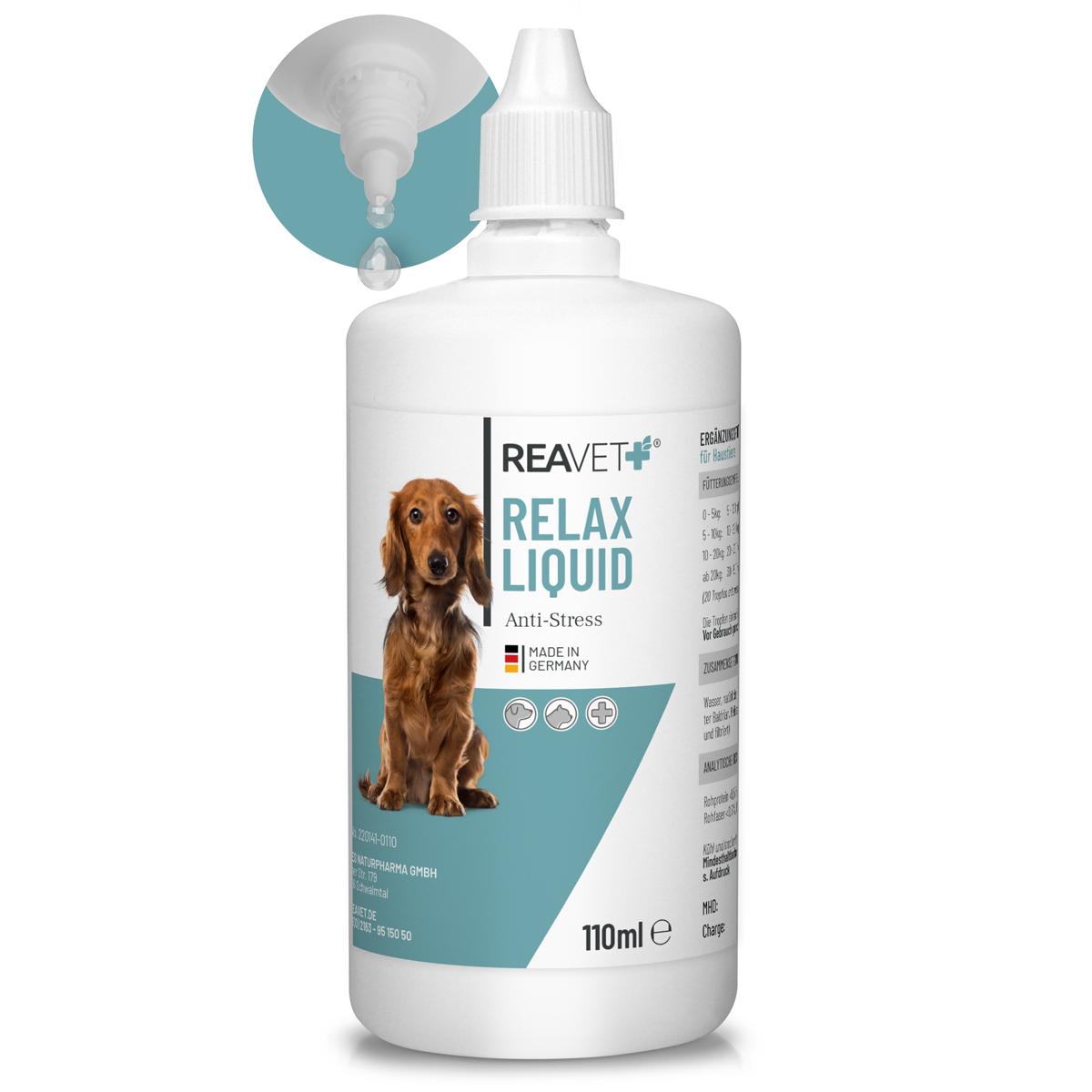 REAVET Ergänzungsfutter & Aufzucht REAVET Relax Liquid 110ml