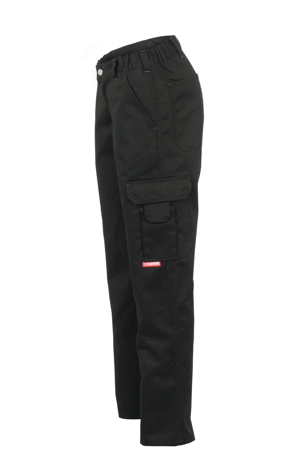 Planam Arbeitshose Easy Damen Bundhose Outdoor schwarz Größe 42 (1-tlg)