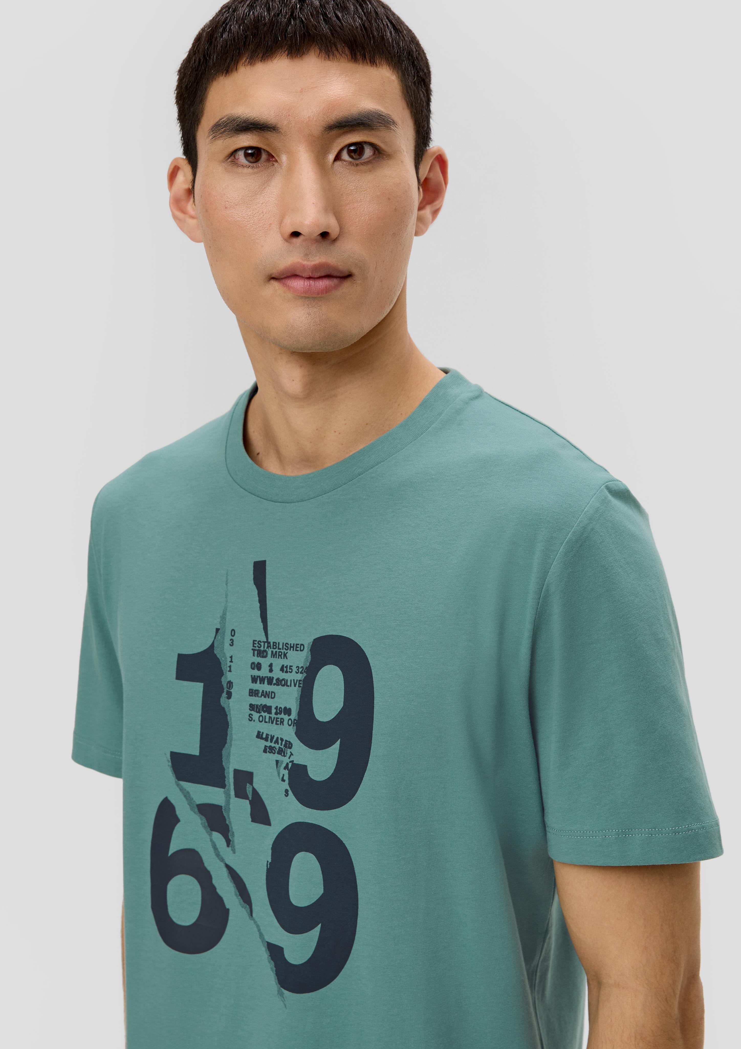 T-Shirt mit Frontprint  2138638-65D2