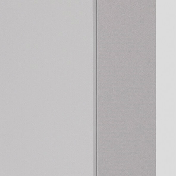 Hängeschrank Bristol, 40 cm, matt weiß/weiß