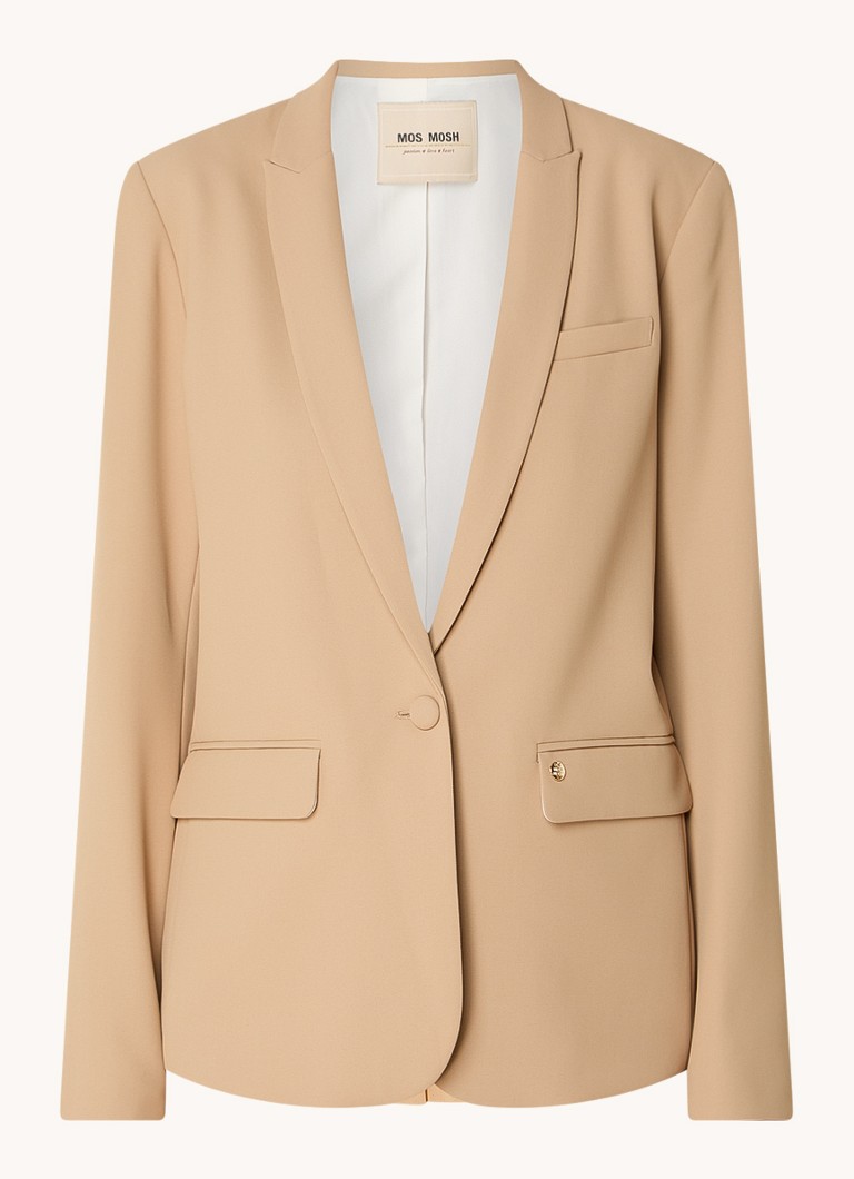 Mos Mosh MM Hoebe Miley blazer with flap pockets and shoulder pads