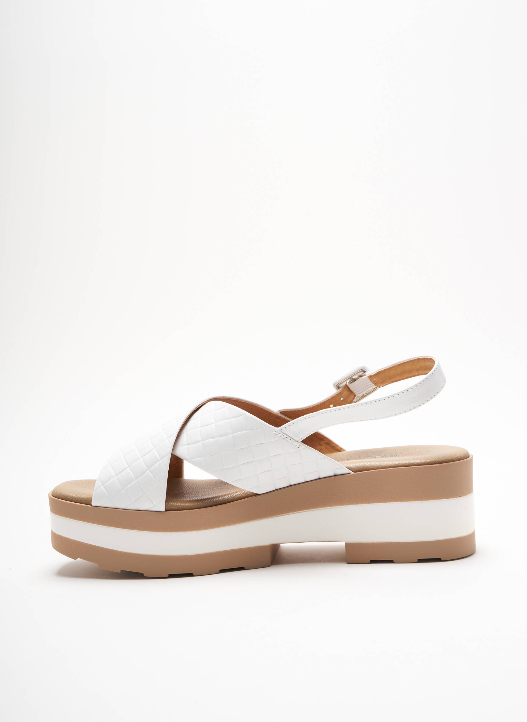 Phil Gatier By Repo Sandales Nu Pieds Femme couleur blanc