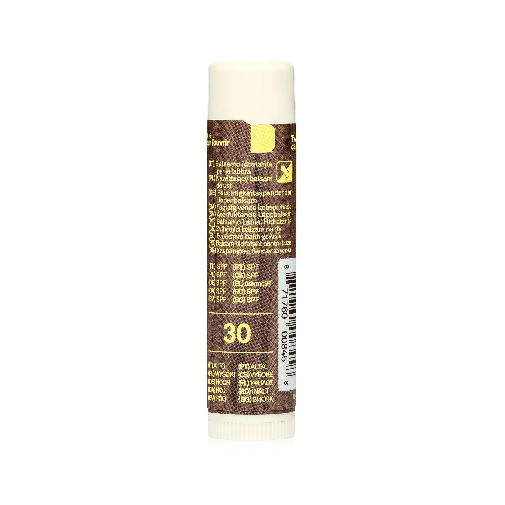 Solcreme SPF30 læbepomade - Kokos - Højbeskyttende solcreme, læbepomade