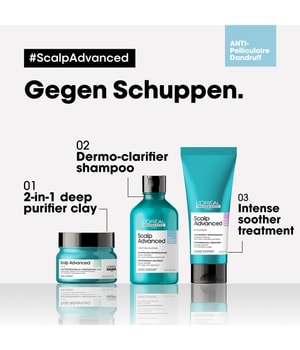 L'Oréal Professionnel Paris Serie Expert Scalp Advanced Anti-Dandruff Dermo-Clarifier Haarshampoo-300 ml