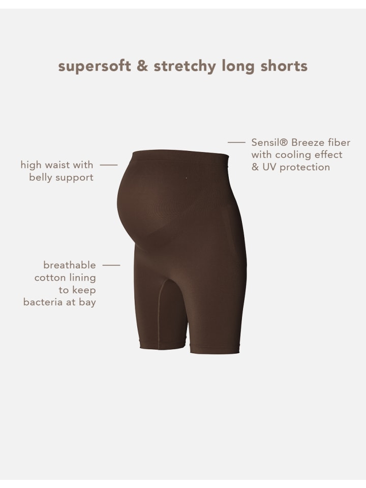 Noppies Nahtloser Short Niru Sensil® Breeze in Coffee Bean günstig kaufen