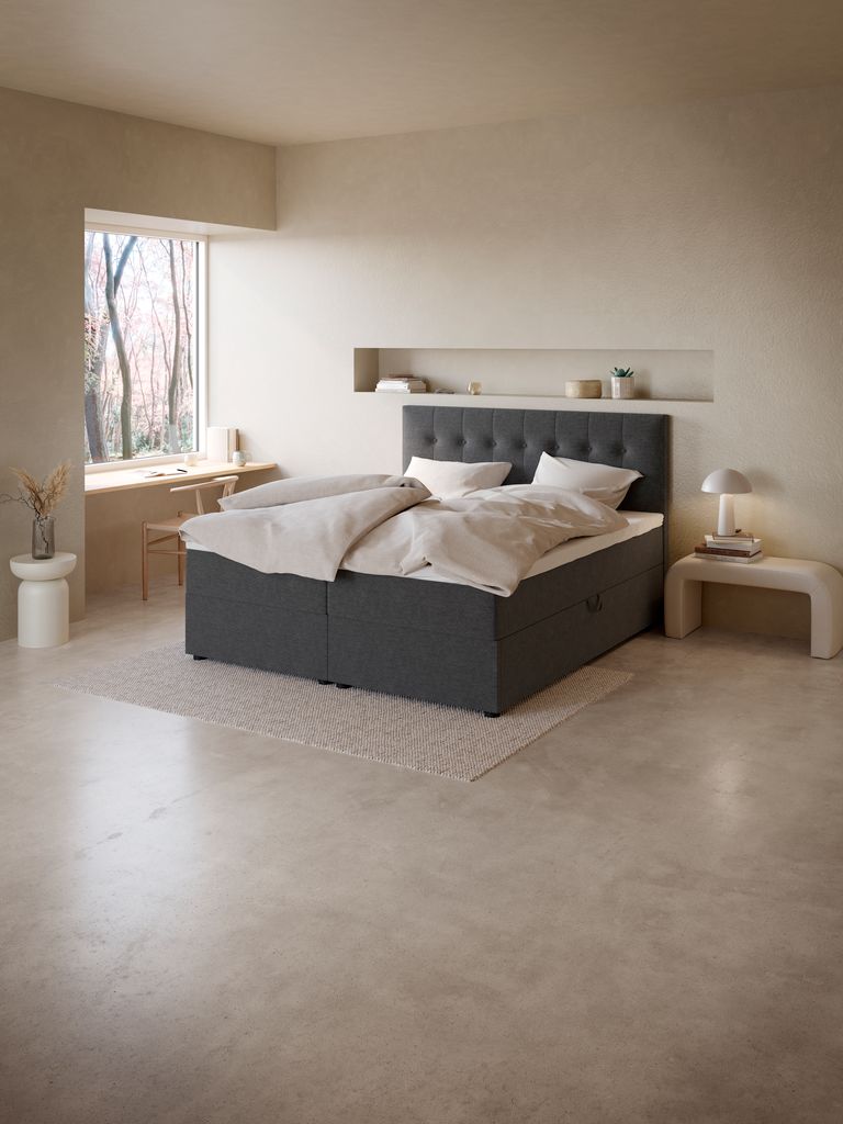 TYLDA STORAGE GC50 złoty Łóżko kontynentalne 150x200 TYLDA STORAGE GC50 szary-40