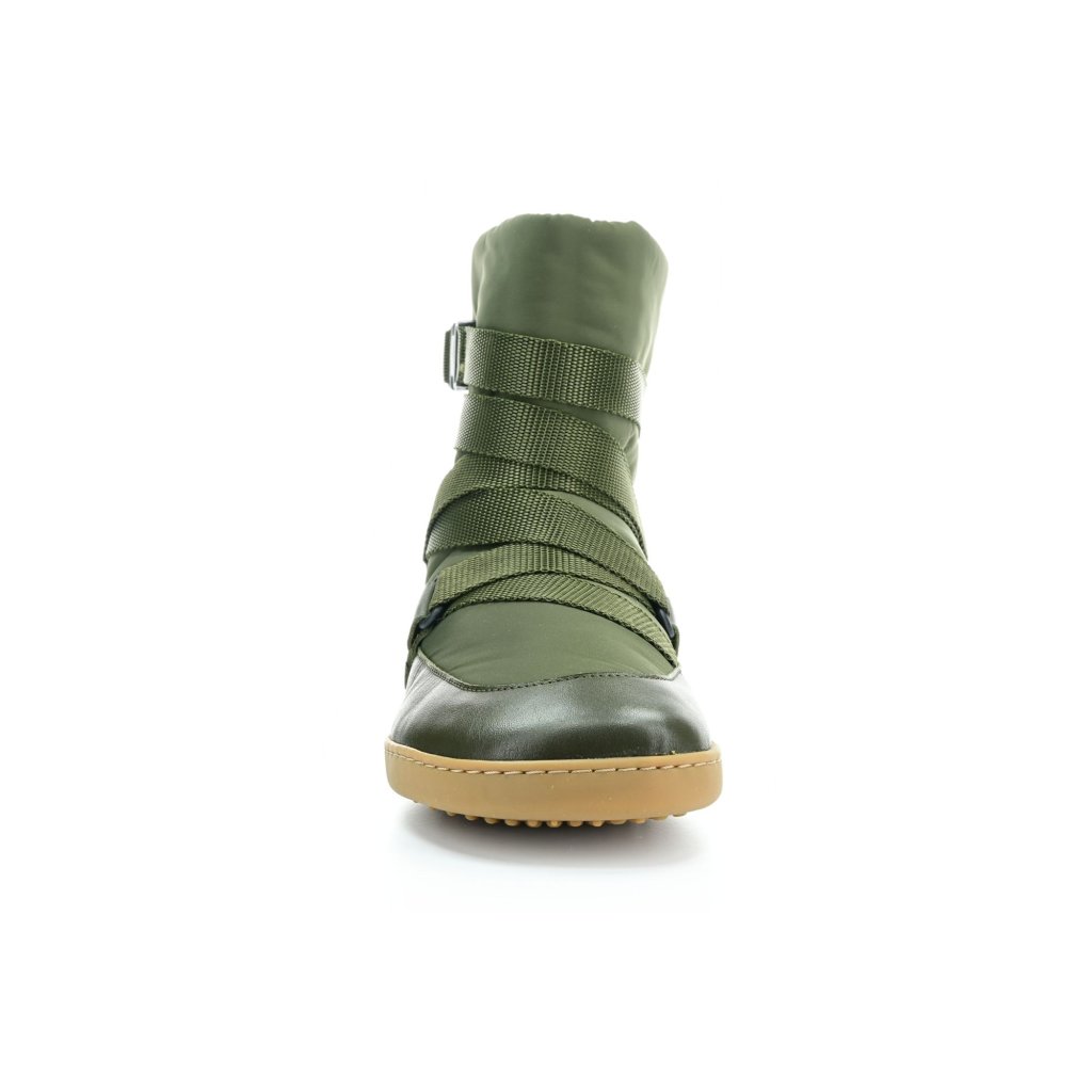 Shapen Frosty Olive grüne Winterbarfußschuhe